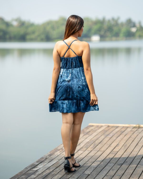 GLAMOURS WOMENS TANK LAYERED DRESS