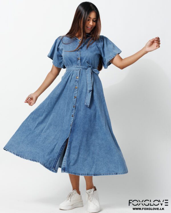 ENDLESS POSSIBILITIES CHAMBRAY DENIM DRESS - Image 2