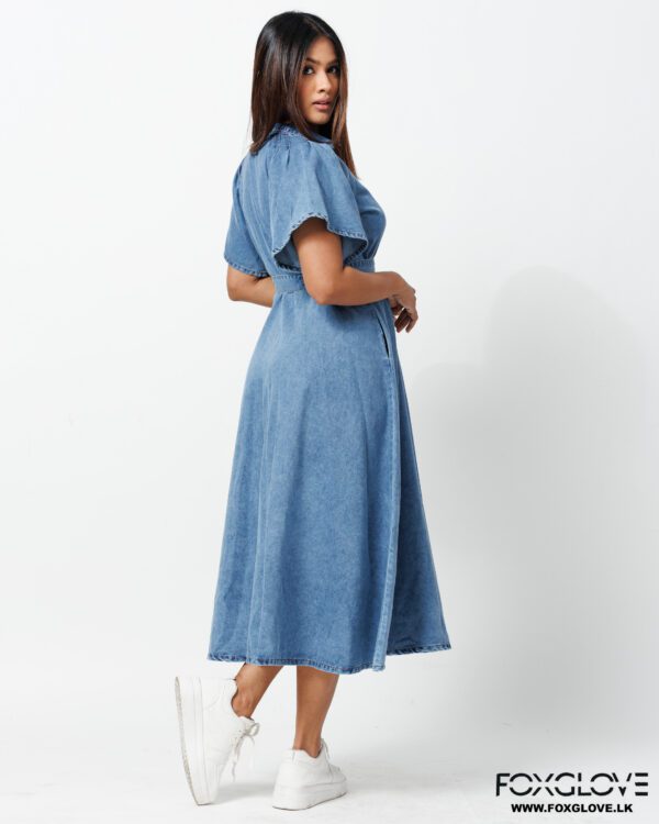 ENDLESS POSSIBILITIES CHAMBRAY DENIM DRESS - Image 3