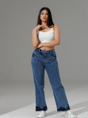 HEM DETAILS DENIM JEAN