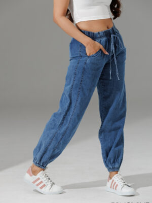 WOMENS UTILITY JOGGER CHAMBRAY PANT
