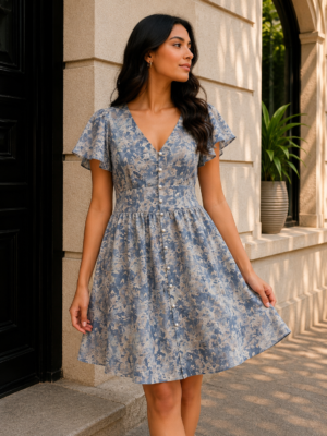 JOSETTE LINEN DRESS